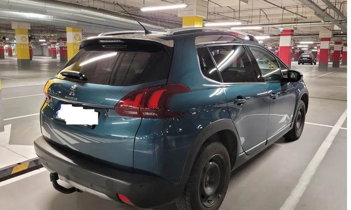 Peugeot 2008 cena 49500 przebieg: 236000, rok produkcji 2016 z Poznań małe 277